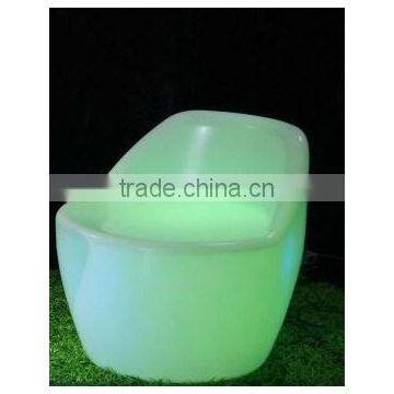 Hot Sale Plastic Comfortable Lersure Led Light Chair / Colorfull Portable Glowing Led Chair photo-3