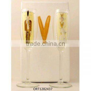 champagne tulip glass