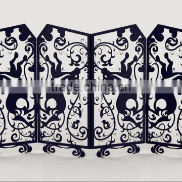 Simple Stylish Bedroom Hollow Folding Personality Metal Screen photo-5
