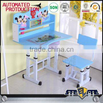 Beautiful good quality mickey mouse kids desk kids study table design childrens table and chair set