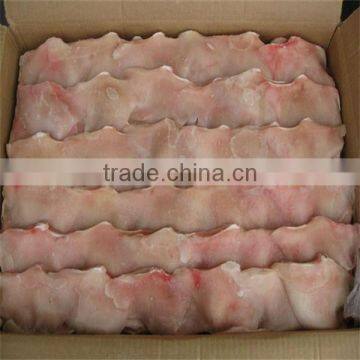 frozen and fresh raw white fillets fish