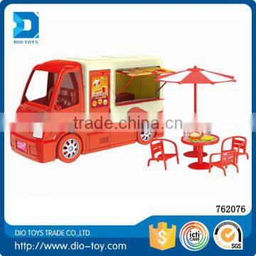 2017 hot Mini Pretend Play Kitchen Set Children Dining Car Toy