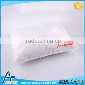 Comfortable white pp non-woven disposable airline pillow