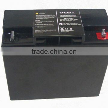 OCELL Lithium Deep Cycle battery 12V20Ah LiFePO4 Battery Pack for Portable Power