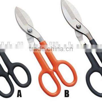 American /German Type iron sheet metal cutting scissor ,tinman Snips,tin Aviation snips,hand tool set ,snippers,iron scissors