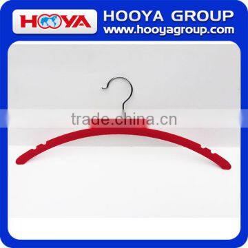 10PACK Candy Colour Plastic Velvet Flocking Clothes Hanger for Famale photo-2