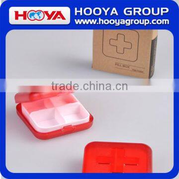 PS 6.5CM*6.5CM*2.2CM Medicine Box