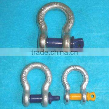 D shackle for anchor chain