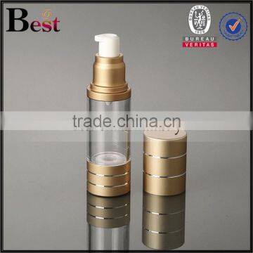 Hot Products Luxury Fancy Airless Cosmetic Bottle Set Gold UV Pump Bottle Cosmetic Skin Care Lotion Serum Cream Wholesale photo-3