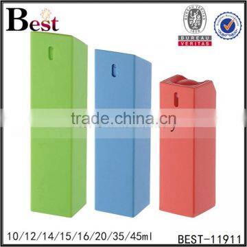 10ml 20ml 45ml Atomizer Perfume Spray Bottle Square Shape Perfume Spray Bottle Pink Color Glass Spray Perfume Bottle 20ml photo-4