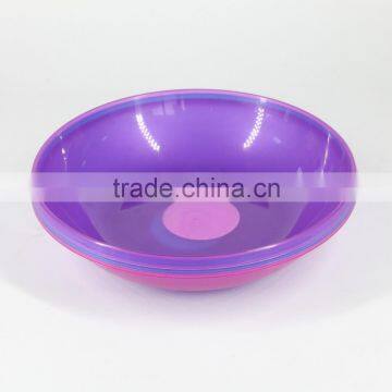 Colour Transparent Plastic Salad Plate photo-5