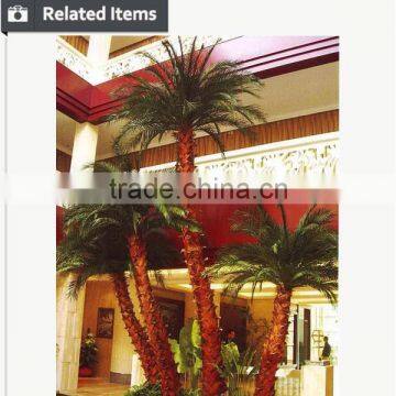 Anti-UV New Design Decorative Iron Tree Artificial Date Palm Tree Trunk photo-4