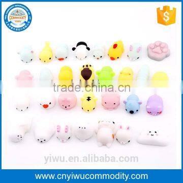 sticky on the wall toys sticky window toys promotion toys TPR soft cute animals