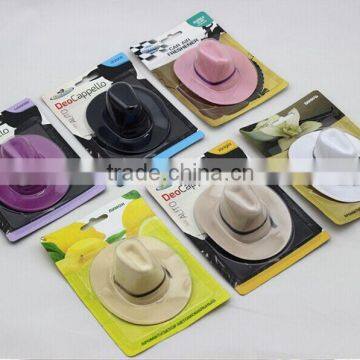 2015 Wholesale from china style cowboy hat air freshener