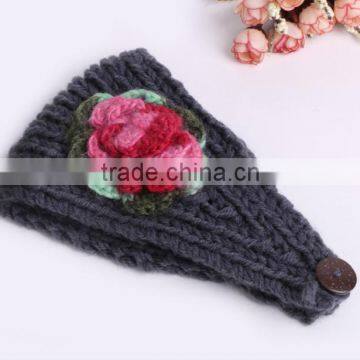 Hot Sell Stock Crochet Head Wraps Crochet Knit Headwrap photo-5