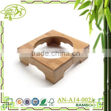 Natural wooden kitchen dich storage racks /plate racks / pot cover racks