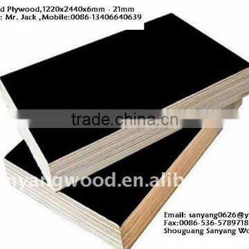 Black film faced plywood for construction use