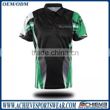 custom button up men polo shirt for sale