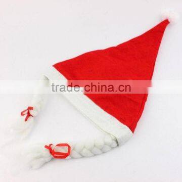 Low Price Christmas Hat With Wig And Santa Claus Cap/Hat For Gril photo-2