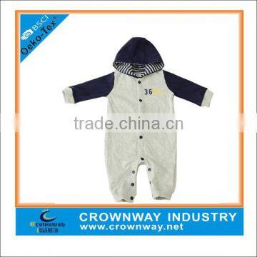 baby clothes wholesale price hooded baby winter romper