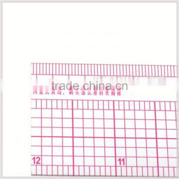 Kearing Flexible L Shaped Ruler 12'' / 26 cm Clear Plastic Garment Design Ruler for Sew Area #5812 photo-5
