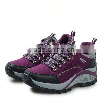 New Style Purple Female Fashion Climbing Shoes Sneakers Sample for Women, Best Quality Outdoor Sport Walking Shoes Price Cheap photo-2