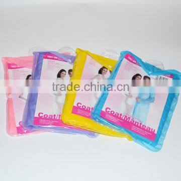 Adult Practical 100% PVC Raincoat Printing Logo photo-4