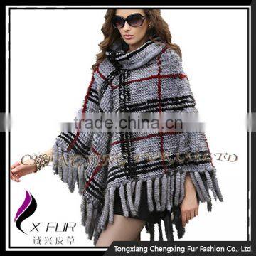 CX-B-M-62A 2016 New Latest Cheap Genuine Mink Fur Poncho and Shawl photo-3