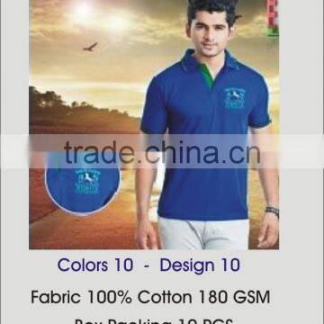 MEN POLO T-SHIRT EMBORIDRY DESIGN PRINTED IN 10 COLORS & 10 DESIGNS photo-2