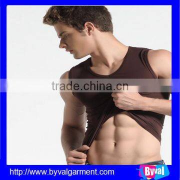 OEM wholesale men high quality dry fit adult apparel of blank design men cotton tank top gym