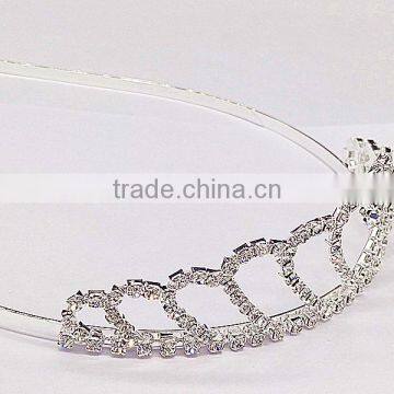 2017 New Crown Crystal Gold Bridal Wedding Hair Comb Accessories Headdress