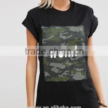 Chinese Manufacturers Custom Shirt for Woman High Quality Women T-shirt Casual Style photo-3