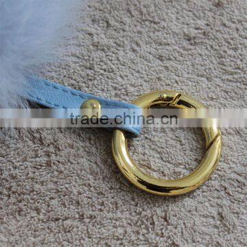 Myfur Fashion Dyed 100% Real Fox Fur Pom Pom Keychain for Bag Accessories photo-2