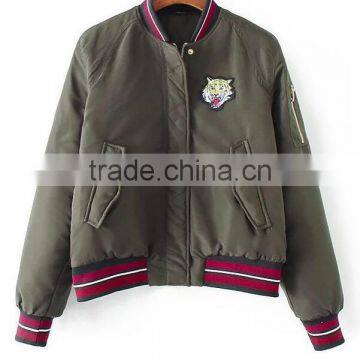 Runwaylover EY1026C Wholesale Custom Classical Sublimation Woman/man Winter Bomber Jacket photo-2