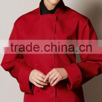 Lady's Red Custom Made Chef Coat/Shirt/Jacket/Uniform