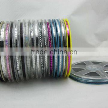 Sequins string in roll CD sequin roll embroidery sequins roll
