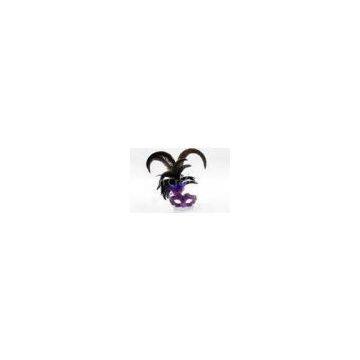 Colombina Carnival Venetian Masks Purple Butterfly For Christmas