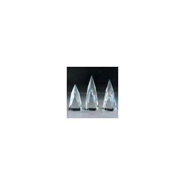 Deep Etching Optical Crystal Spires