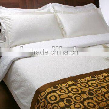 hotel jacquard bed linens