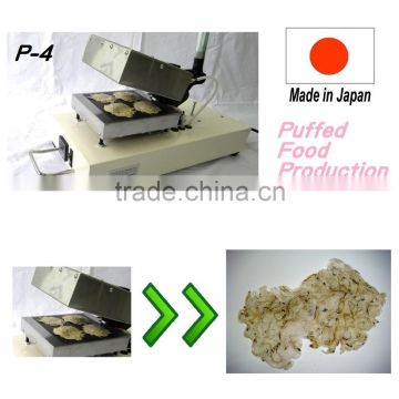 Japan Manual Puffed Food Machine Medium Type P-4 Wholesale