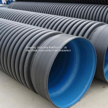 High quality HDPE spiral pipe for sewerage/drainage