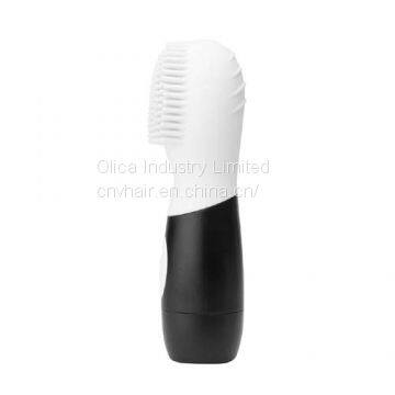 White CNV Electric Ultrasonic Face Cleansing Facial Brush Silicone Facial Brush, Cleanser and Massager