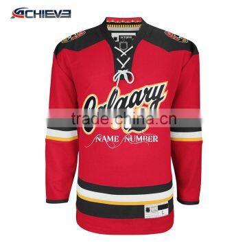 Custom reversible sublimated hockey jerseys