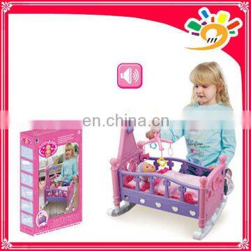 New Design Musical Children Rocking Bed Toys Without Doll