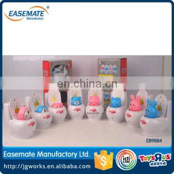 cute creative toilet family piggy bank/money pot/saving box