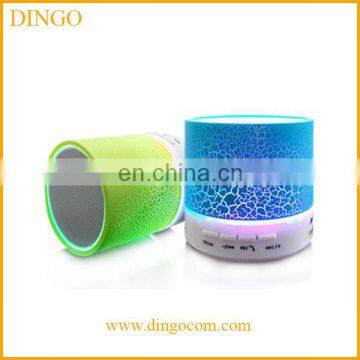 Bluetooth speaker with led light, metal wireless bluetooth speaker