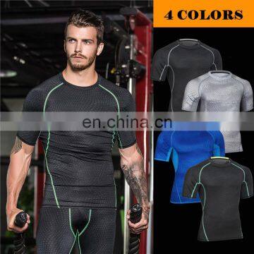 Men's Athletic Compression Skin Under Base Layer Sport Top Gym Shirt