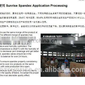 Korea Texlon Spandex Yarn Bare Yarn for Spandex Fabric and Narrow Belt photo-6