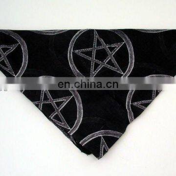 2012 newest Classic Pentagram Sign 100% Cotton Printing Head Kerchief