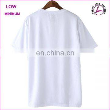 Custom White Man Tshirt Cotton Slim Fit T-shirt Printing Machine photo-2